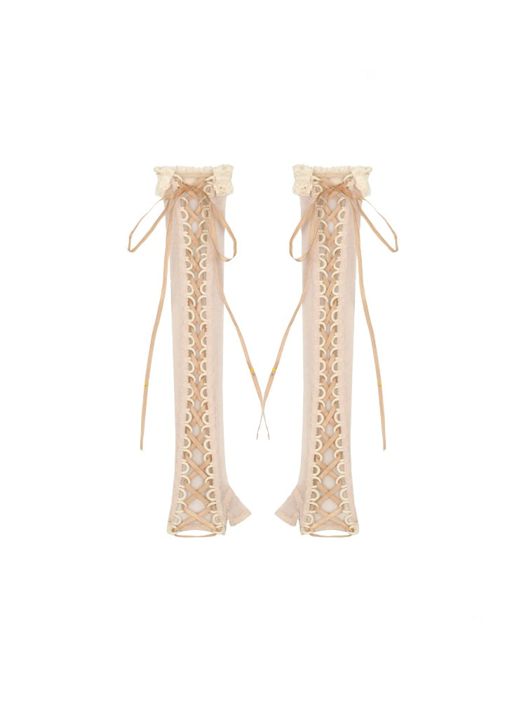 Edward Vintage Elegant One-Shoulder Puff Sleeve Mesh Tops【s0000013576】