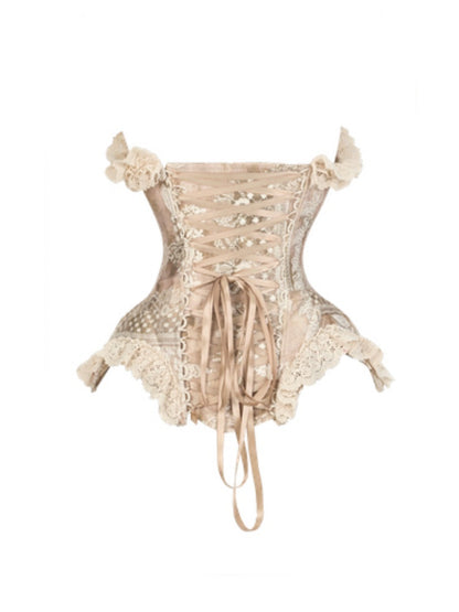 Love Fishbone Corset Rococo French Tunic Trim Tops【s0000013578】
