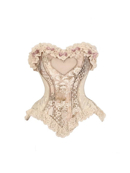 Love Fishbone Corset Rococo French Tunic Trim Tops【s0000013578】