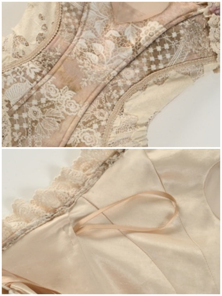 Love Fishbone Corset Rococo French Tunic Trim Tops【s0000013578】