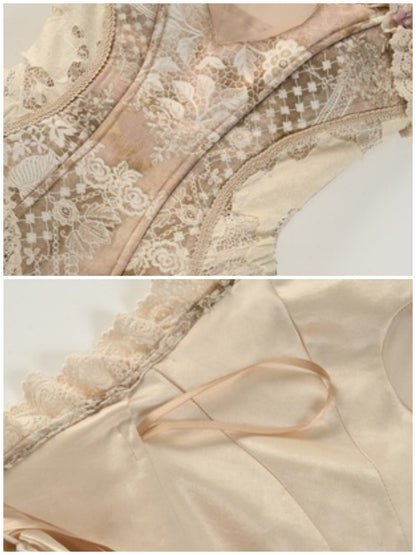 Love Fishbone Corset Rococo French Tunic Trim Tops【s0000013578】