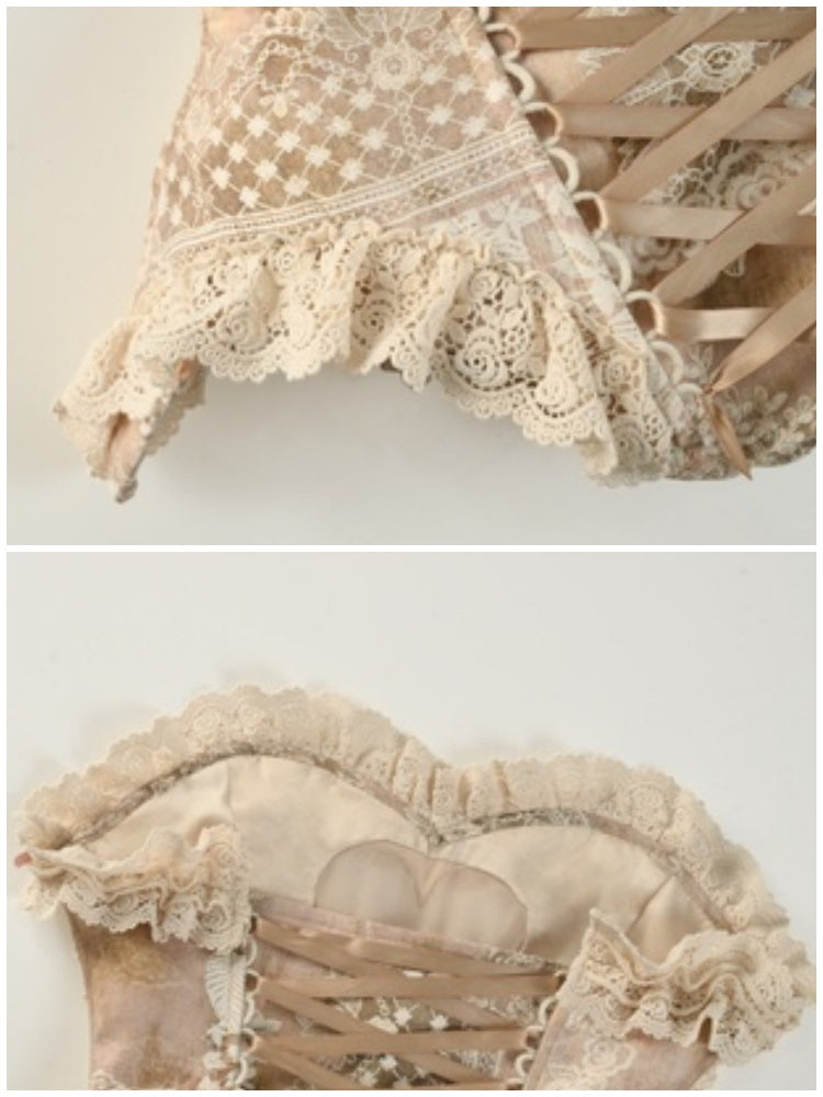 Love Fishbone Corset Rococo French Tunic Trim Tops【s0000013578】