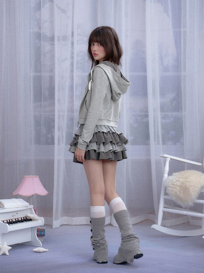 Star Print Cake Short Skirt【s0000013806】