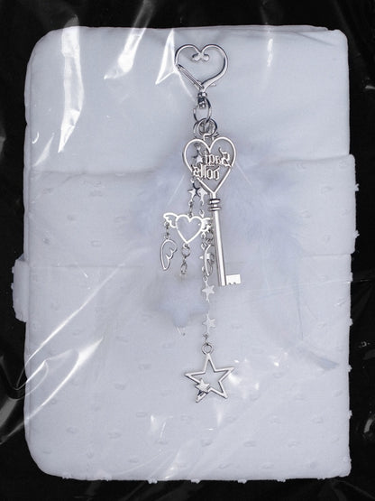 Angel Feather Keychain Necklace【s0000013809】