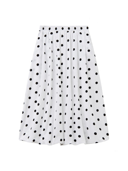 "Polka Dot Waltz" Polka Dot Bud Skirt【s0000013811】