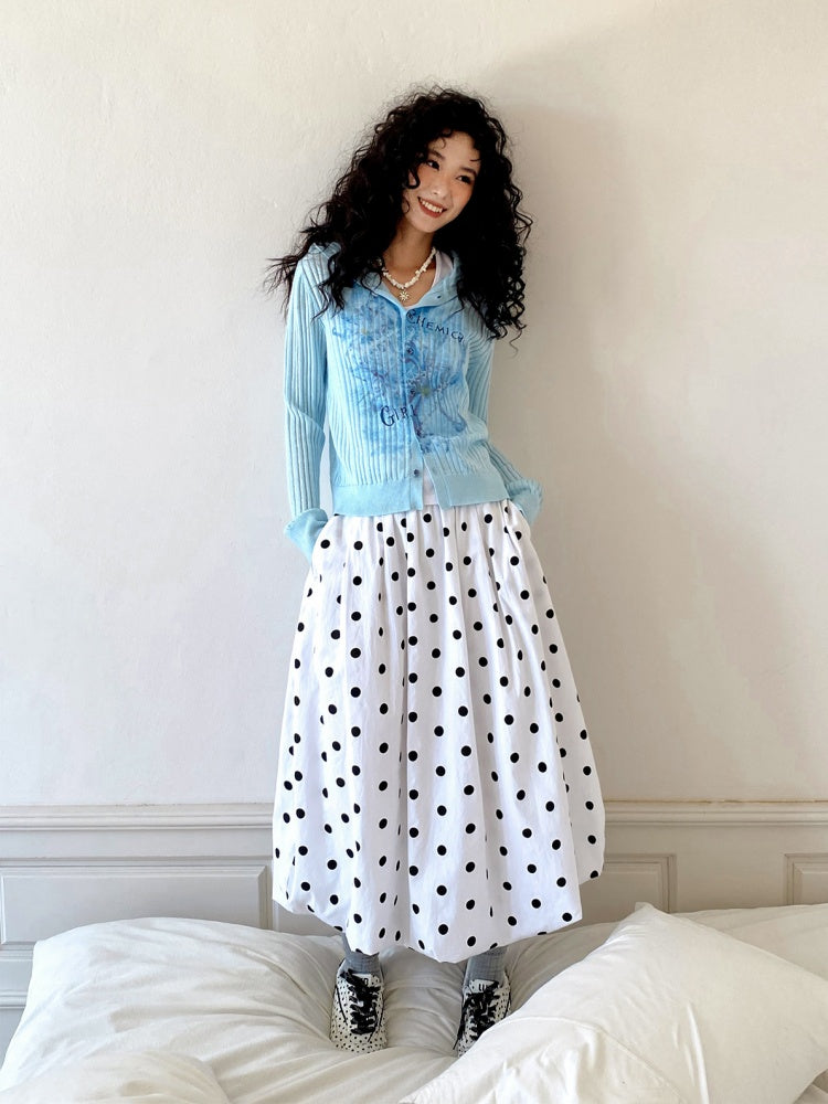 "Polka Dot Waltz" Polka Dot Bud Skirt【s0000013811】
