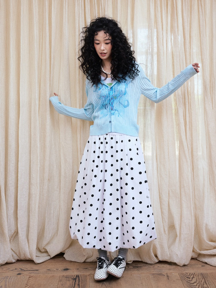 "Polka Dot Waltz" Polka Dot Bud Skirt【s0000013811】