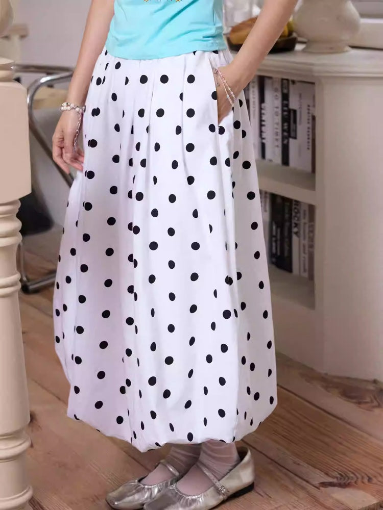 "Polka Dot Waltz" Polka Dot Bud Skirt【s0000013811】