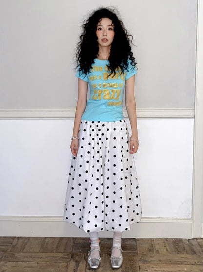 "Polka Dot Waltz" Polka Dot Bud Skirt【s0000013811】