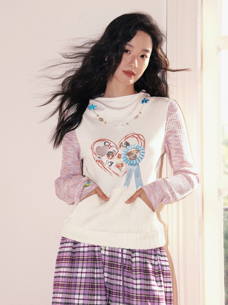 "Child Love Amusement Park" Original Printed Hooded Sweatshirt【s0000013834】