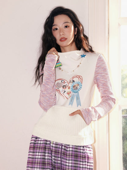 "Child Love Amusement Park" Original Printed Hooded Sweatshirt【s0000013834】