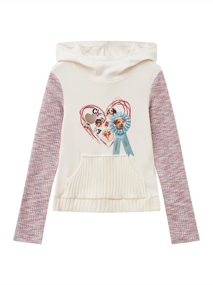 "Child Love Amusement Park" Original Printed Hooded Sweatshirt【s0000013834】