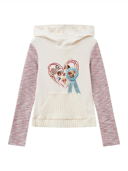 "Child Love Amusement Park" Original Printed Hooded Sweatshirt【s0000013834】