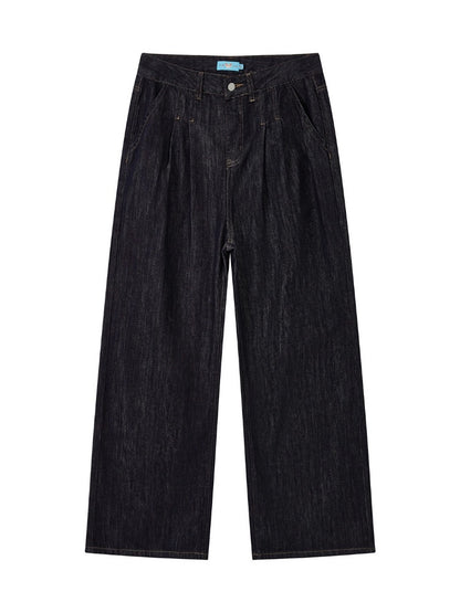 "Breeze Walk" Loose Wide Leg Denim Trousers【s0000013840】