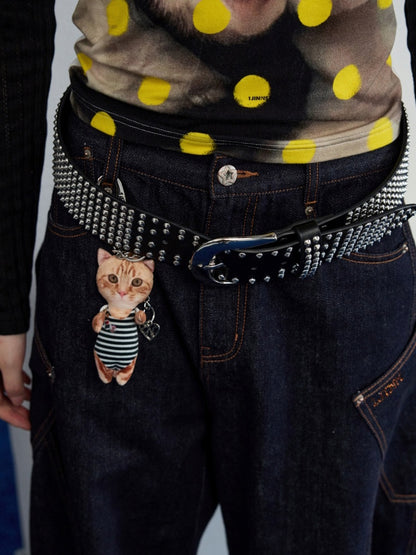 Original Funny Three-Dimensional Cat Doll Bag Pendant Cute Keychain Pendant【s0000013850】