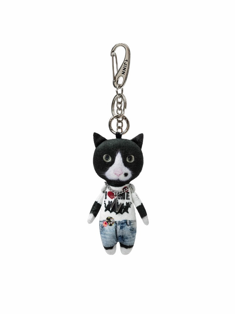 Original Funny Three-Dimensional Cat Doll Bag Pendant Cute Keychain Pendant【s0000013850】
