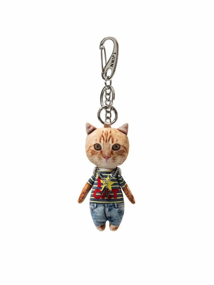 Original Funny Three-Dimensional Cat Doll Bag Pendant Cute Keychain Pendant【s0000013850】