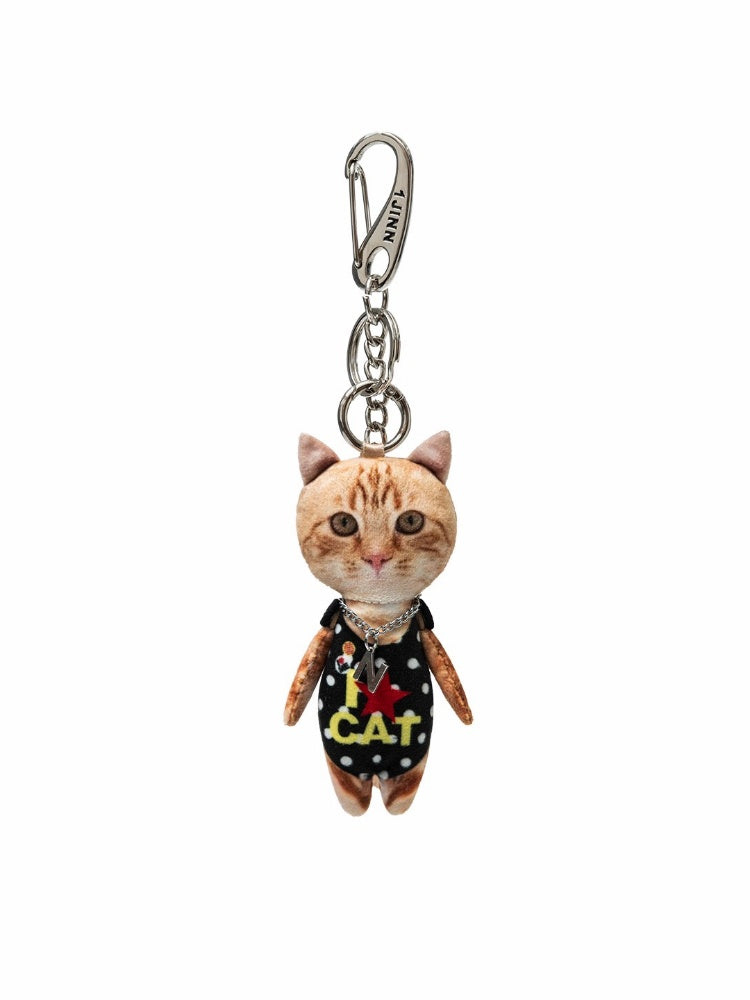 Original Funny Three-Dimensional Cat Doll Bag Pendant Cute Keychain Pendant【s0000013850】