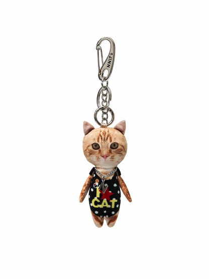 Original Funny Three-Dimensional Cat Doll Bag Pendant Cute Keychain Pendant【s0000013850】