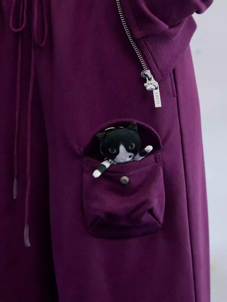 Original Funny Three-Dimensional Cat Doll Bag Pendant Cute Keychain Pendant【s0000013850】