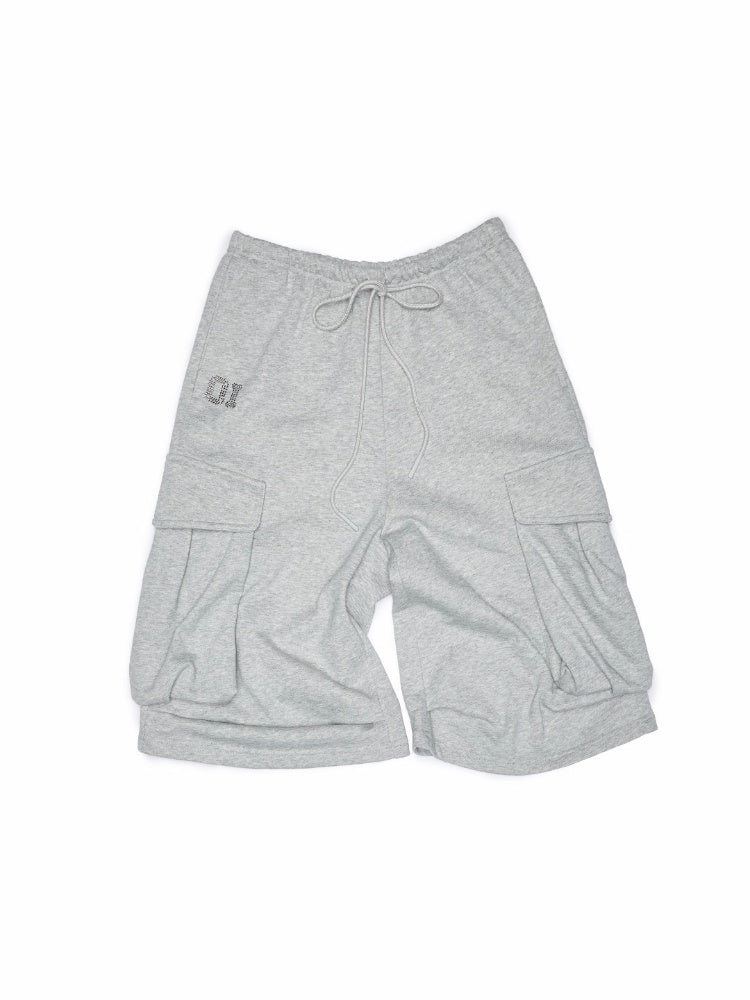 Numbered Zip-Up Sweatshirt Hoodie & Loose Straight Lace-up Wide-Leg Pants Set【s0000013851】