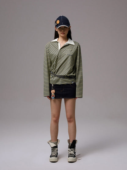 Double Waist Embroidered Hip Hugging Skirt【s0000013853】
