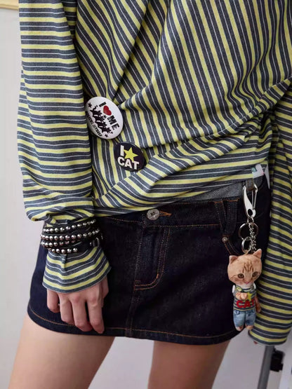 Double Waist Embroidered Hip Hugging Skirt【s0000013853】
