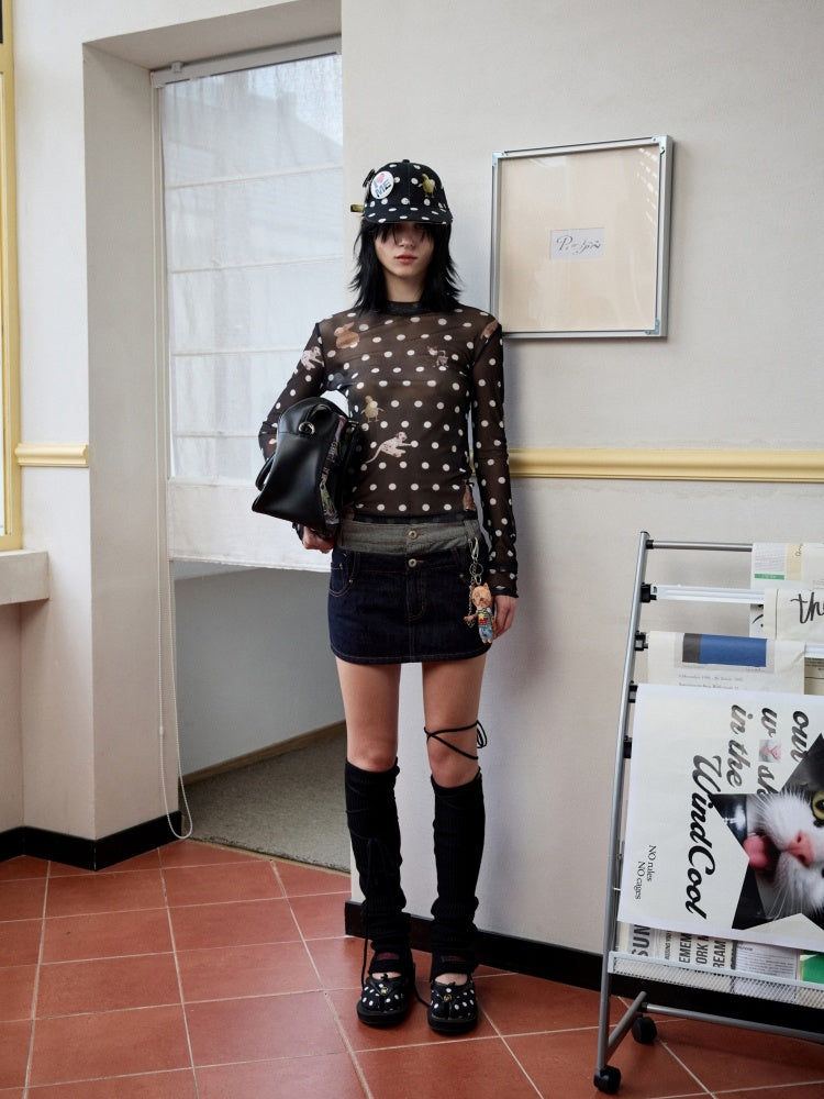 Double Waist Embroidered Hip Hugging Skirt【s0000013853】