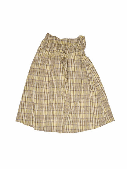 Vintage Plaid Hooded Ribbon Shirt & Drawstring Skirt & Wide Leg Pants Set【s0000013859】