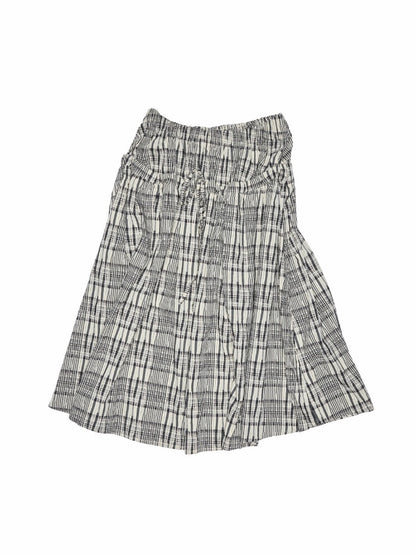 Vintage Plaid Hooded Ribbon Shirt & Drawstring Skirt & Wide Leg Pants Set【s0000013859】