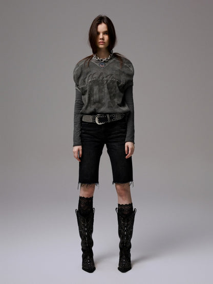 Heavy Industry Metal Rivet Punk Style Adjustable Wide & Narrow Belt【s0000014223】