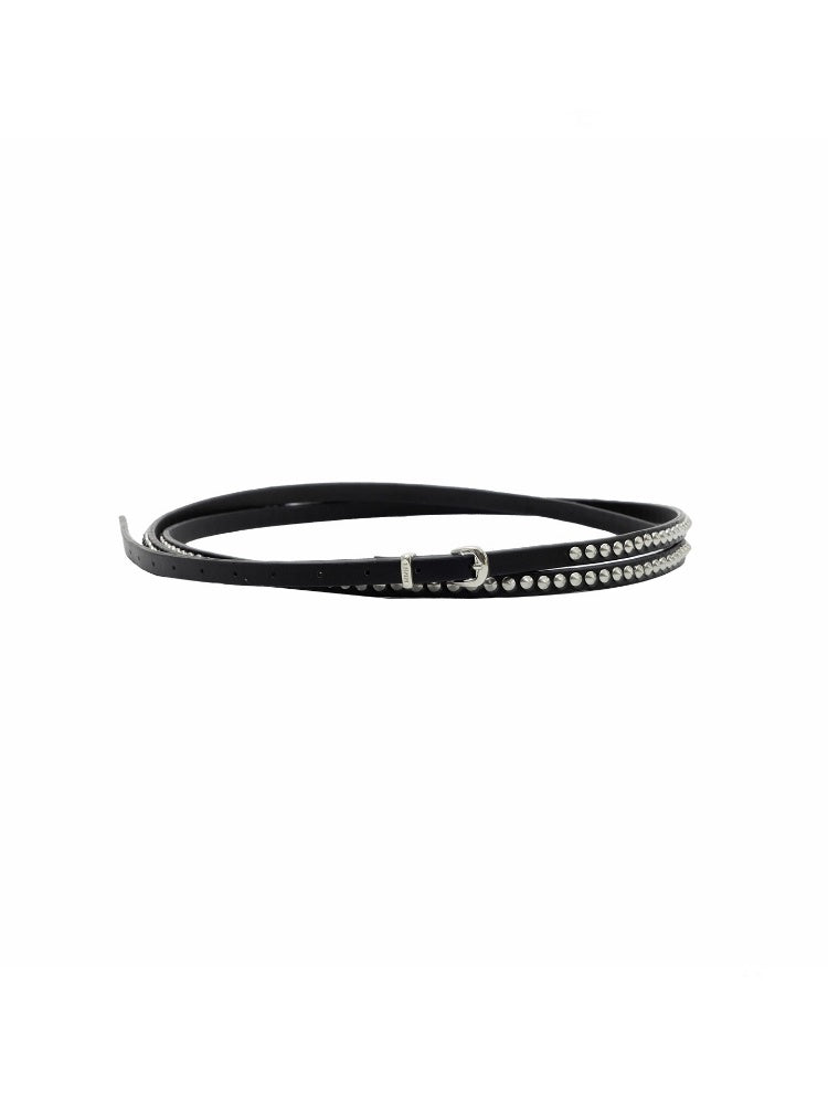 Heavy Industry Metal Rivet Punk Style Adjustable Wide & Narrow Belt【s0000014223】