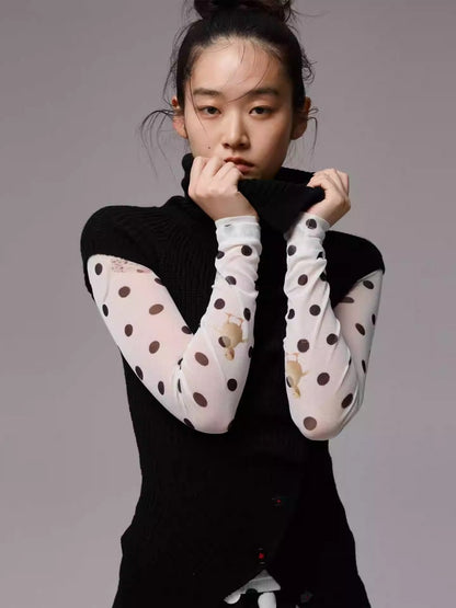 Slanted Placket Irregular Pile Collar Sense Slim Waist Lazy Knit Cardigan【s0000014227】