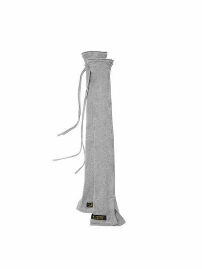 Solid Color Knitted Cross-Strap Leg Sleeve Stack Socks【s0000014232】