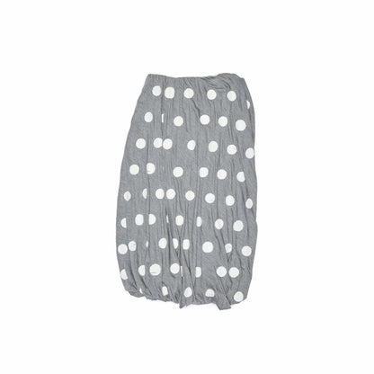 Retro Polka Dot Contrast Three-Dimensional Flower Bud Mid Skirt【s0000014233】