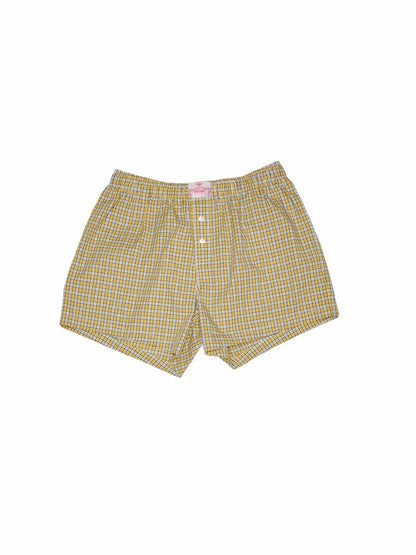 Vintage Check Striped Loose Home Casual & Versatile Pajama Shorts Pants【s0000014259】