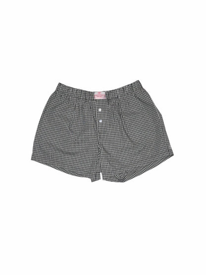 Vintage Check Striped Loose Home Casual & Versatile Pajama Shorts Pants【s0000014259】