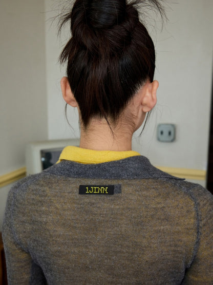 Mohair Ultra-Thin Basic Solid Color Knitted Slightly Transparent Lazy Slim Cardigan【s0000014266】