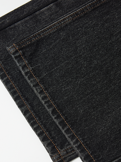 "Retro Ash" Commuter Loose Straight Jeans【s0000014275】