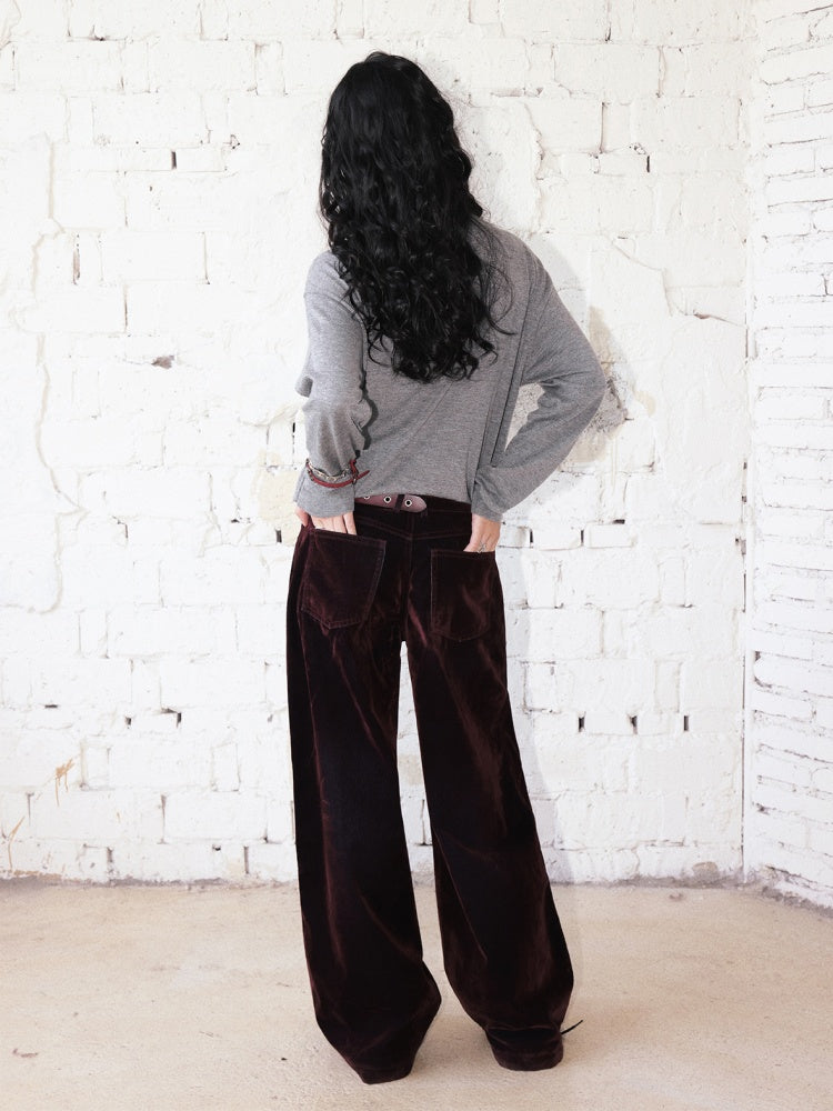 "Echo Of Freedom" Micro High Neck Slim Embroidery Knitted Cardigan【s0000014286】