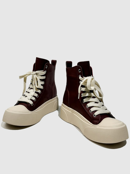 Platform Short Le Martin Boots Strap Design Sense Contrast Hot Girl Dancing Booties【s0000014287】