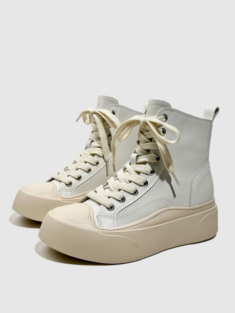 Platform Short Le Martin Boots Strap Design Sense Contrast Hot Girl Dancing Booties【s0000014287】