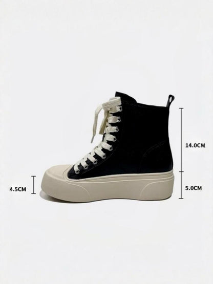 Platform Short Le Martin Boots Strap Design Sense Contrast Hot Girl Dancing Booties【s0000014287】