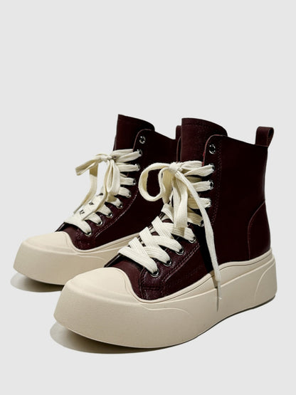 Platform Short Le Martin Boots Strap Design Sense Contrast Hot Girl Dancing Booties【s0000014287】