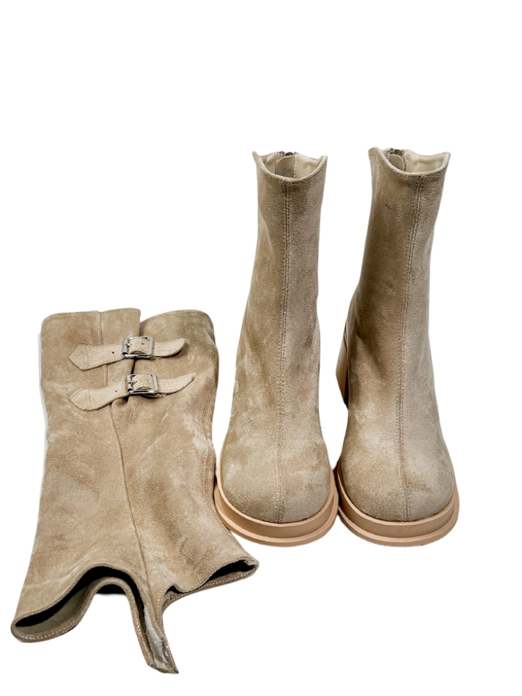 Thick Sole Slimming Fashion Boots Spice Girls Thick Heels Sweet Cool Y2k Vintage Short Martin Boots【s0000014289】