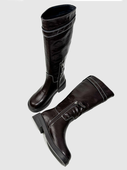 Platform Fashion Boots Retro Style Hot Girl Slimming High Boots Design High Boots【s0000014293】