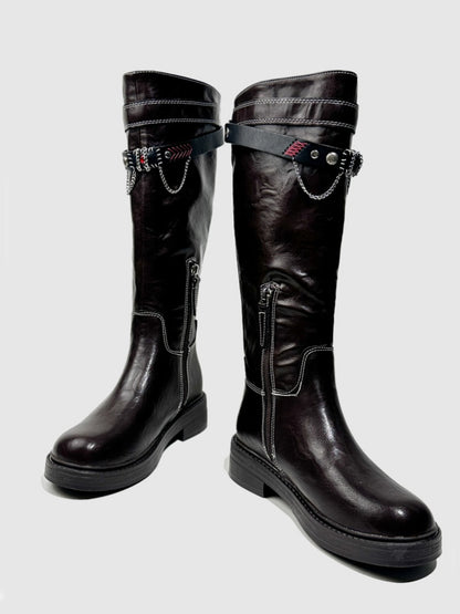 Platform Fashion Boots Retro Style Hot Girl Slimming High Boots Design High Boots【s0000014293】