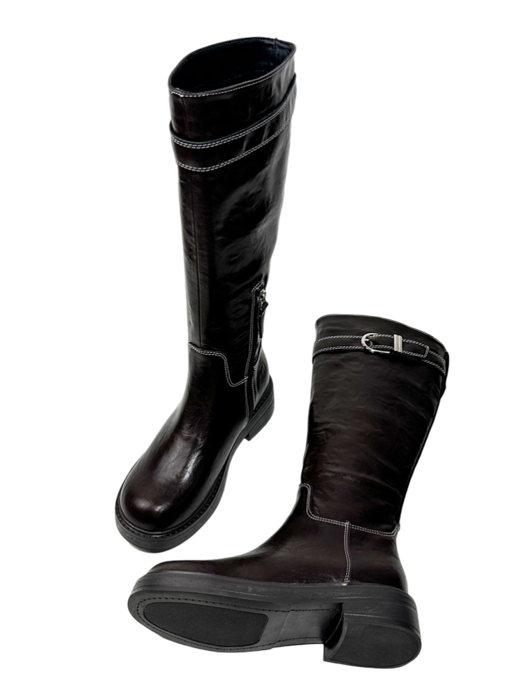 Platform Fashion Boots Retro Style Hot Girl Slimming High Boots Design High Boots【s0000014293】