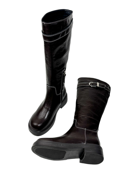 Platform Fashion Boots Retro Style Hot Girl Slimming High Boots Design High Boots【s0000014293】