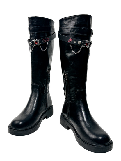 Platform Fashion Boots Retro Style Hot Girl Slimming High Boots Design High Boots【s0000014293】